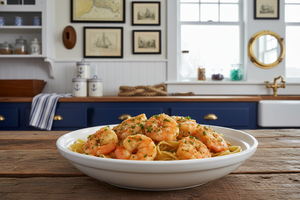 too clean and modern. make it little more east coast nautical vibes